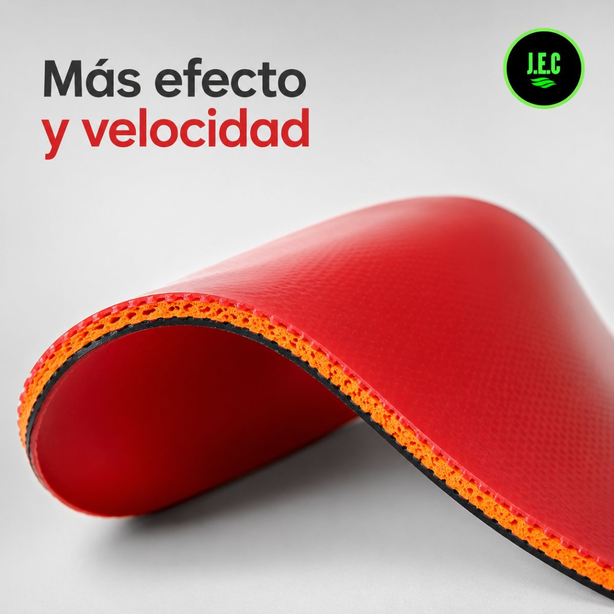 Goma Ping Pong Profesional Cake Sponge Efecto Y Velocidad