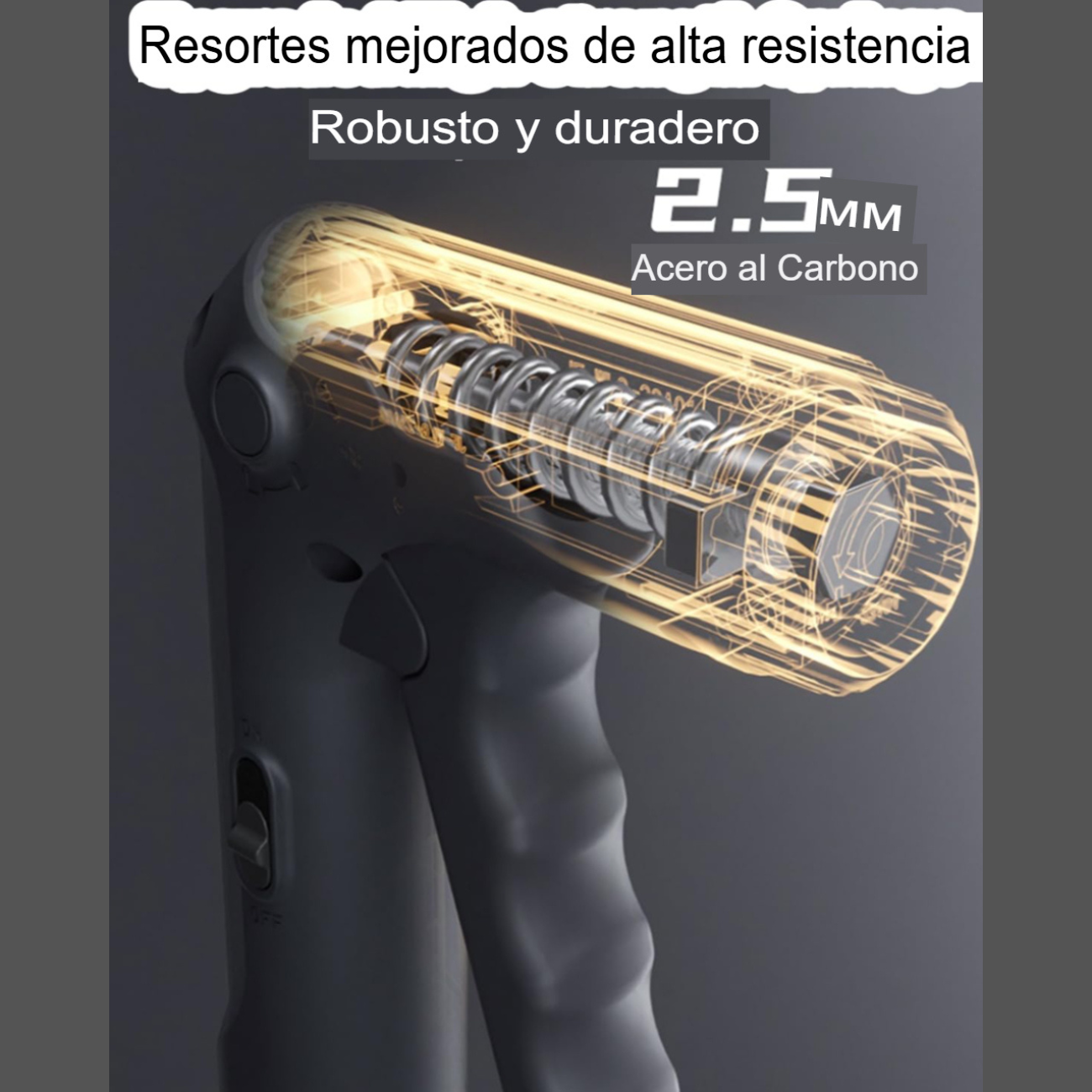 Hand Grip Con Contador mecánico  Ajustable 5 A 60 Kg Fitness