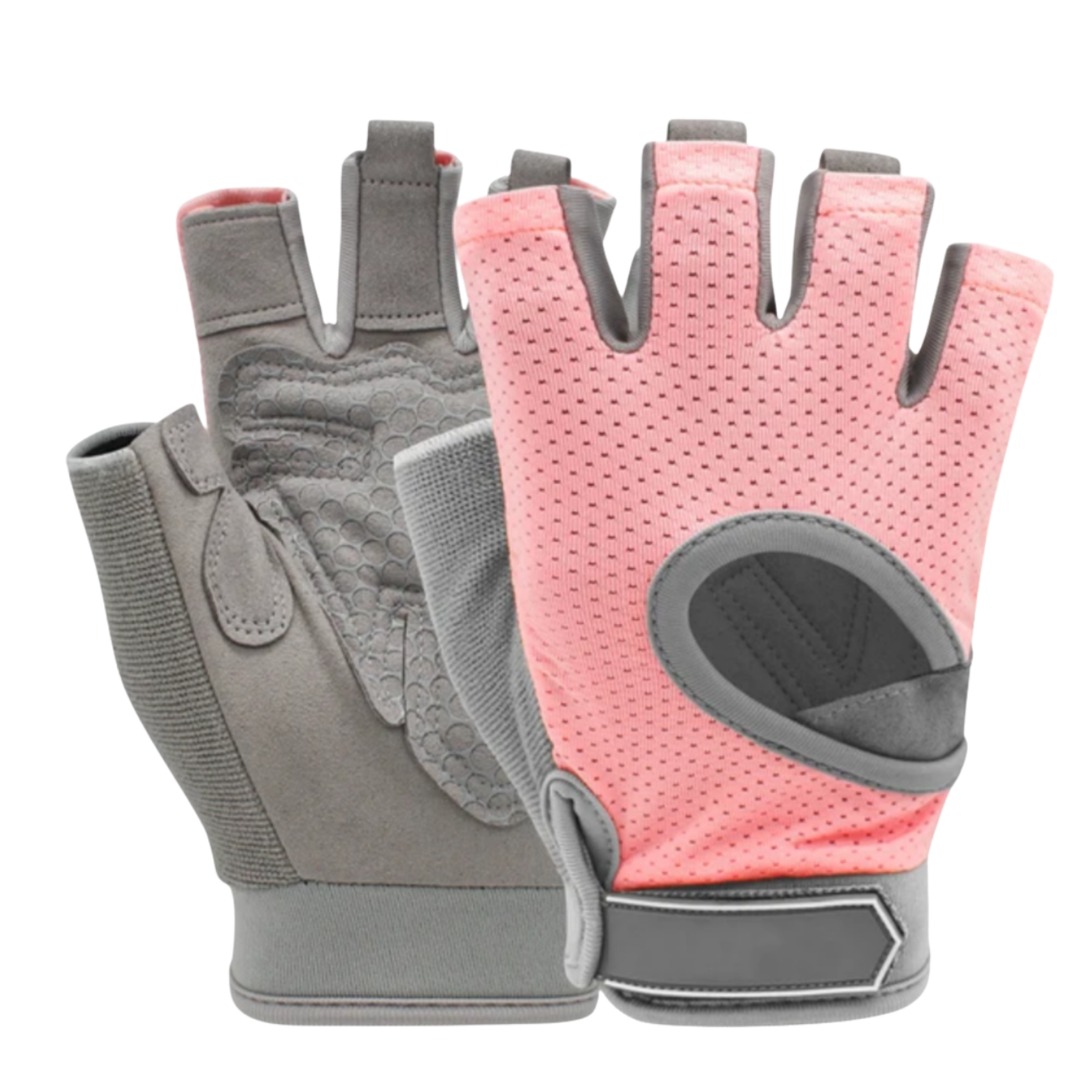 Guantes Medio Dedo Ciclismo Y Gimnasio Antideslizantes