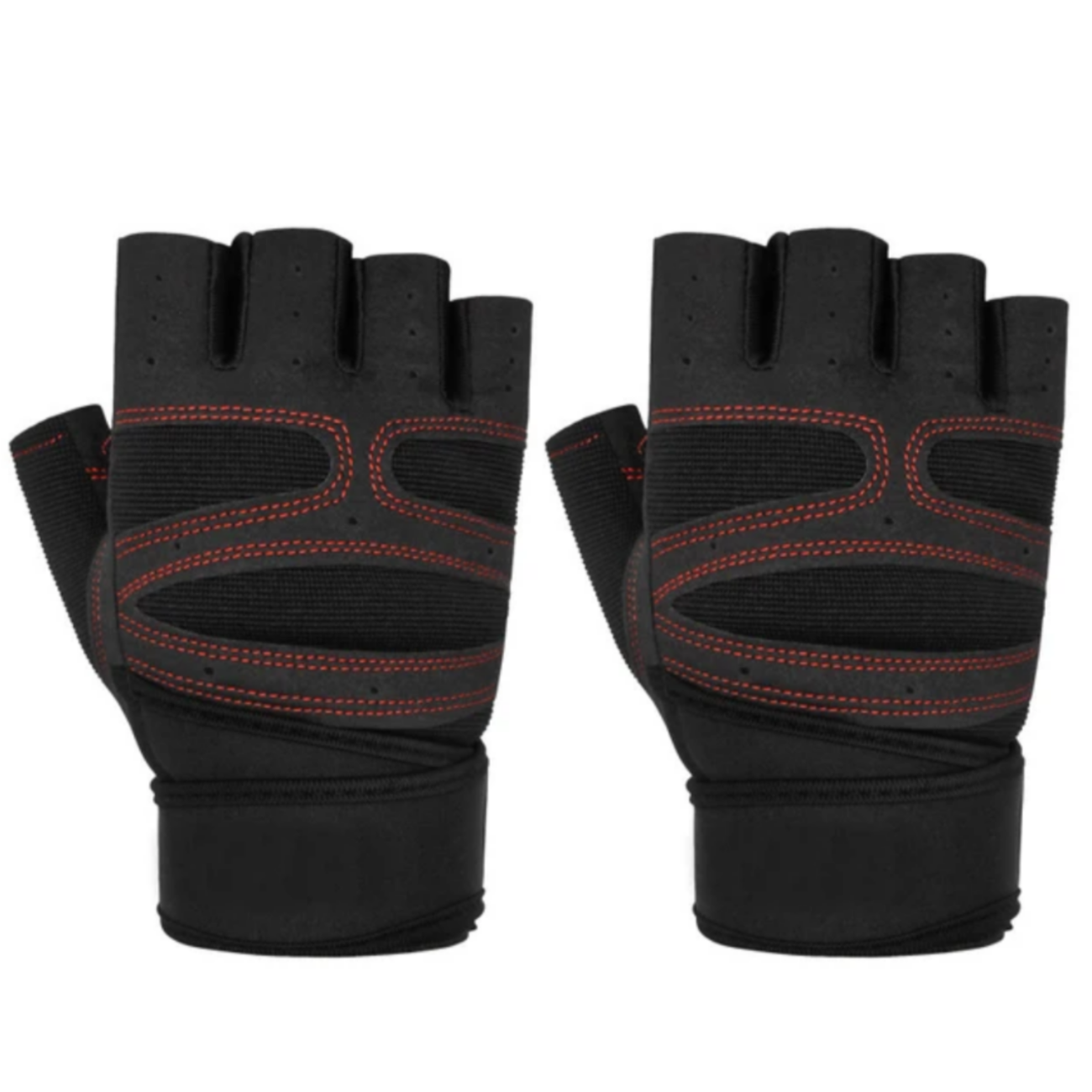 Guantes De Fitness Para Hombre Con Soporte De Muñeca
