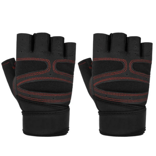 Guantes De Fitness Para Hombre Con Soporte De Muñeca