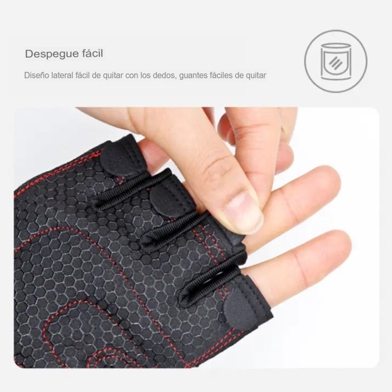 Guantes De Fitness Para Hombre Con Soporte De Muñeca