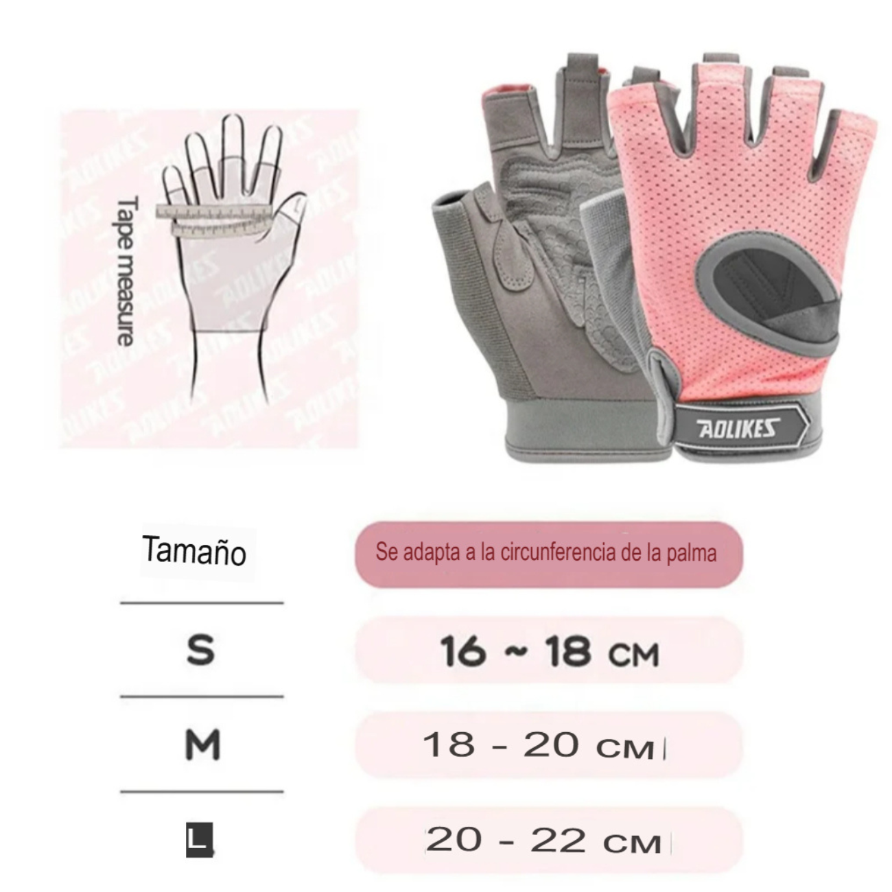 Guantes Medio Dedo Ciclismo Y Gimnasio Antideslizantes