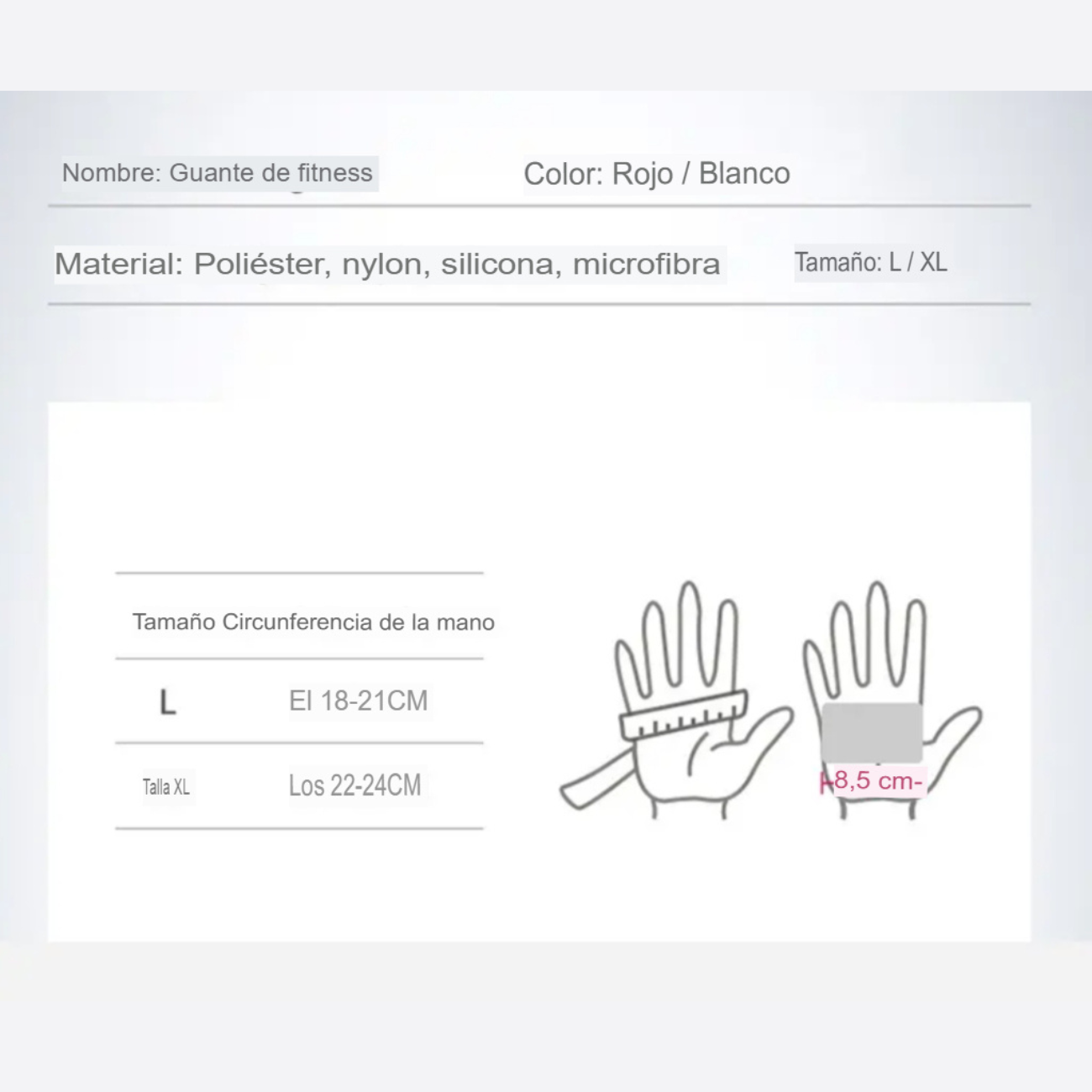 Guantes De Fitness Para Hombre Con Soporte De Muñeca