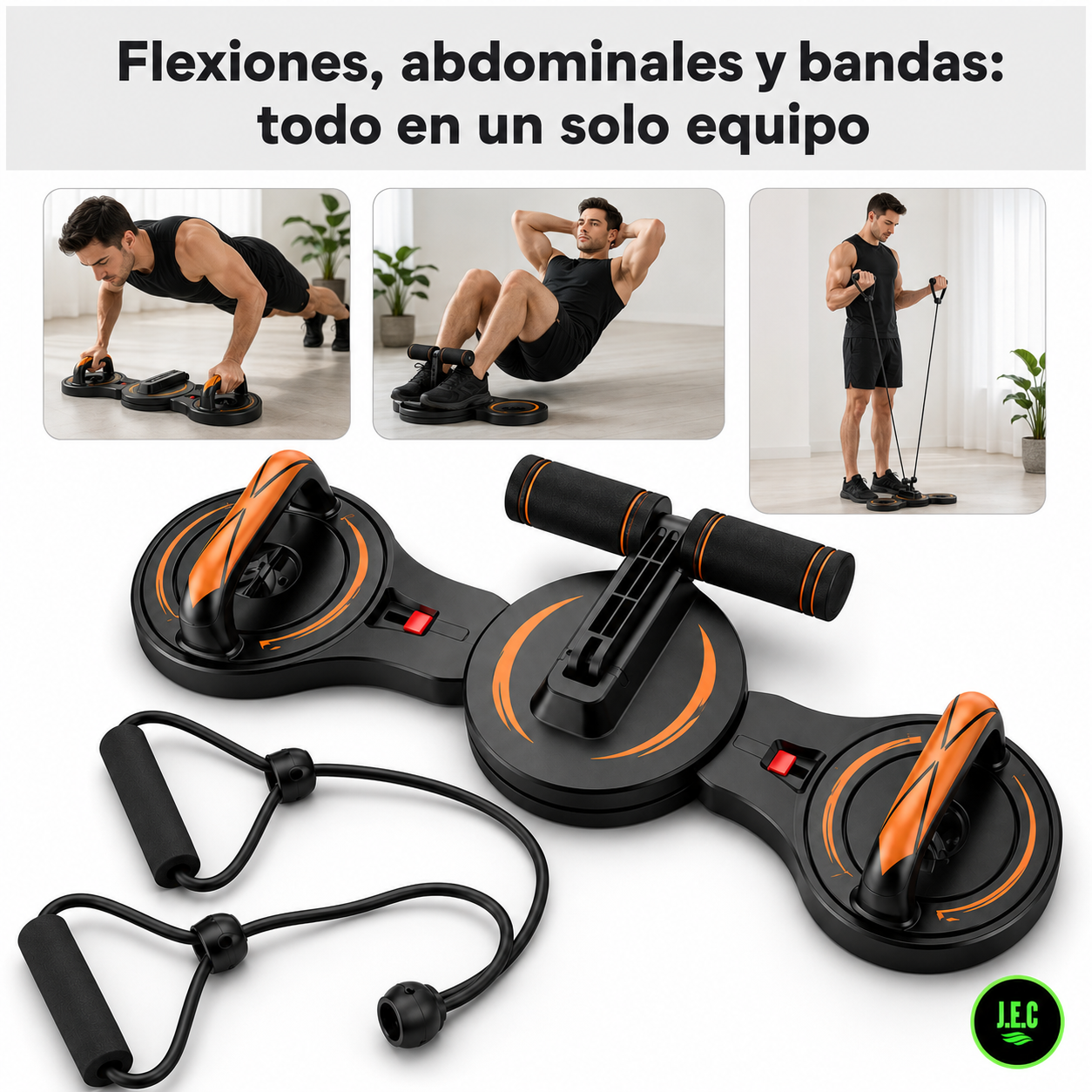 Tabla de Flexiones Multifuncional para Entrenar en Casa