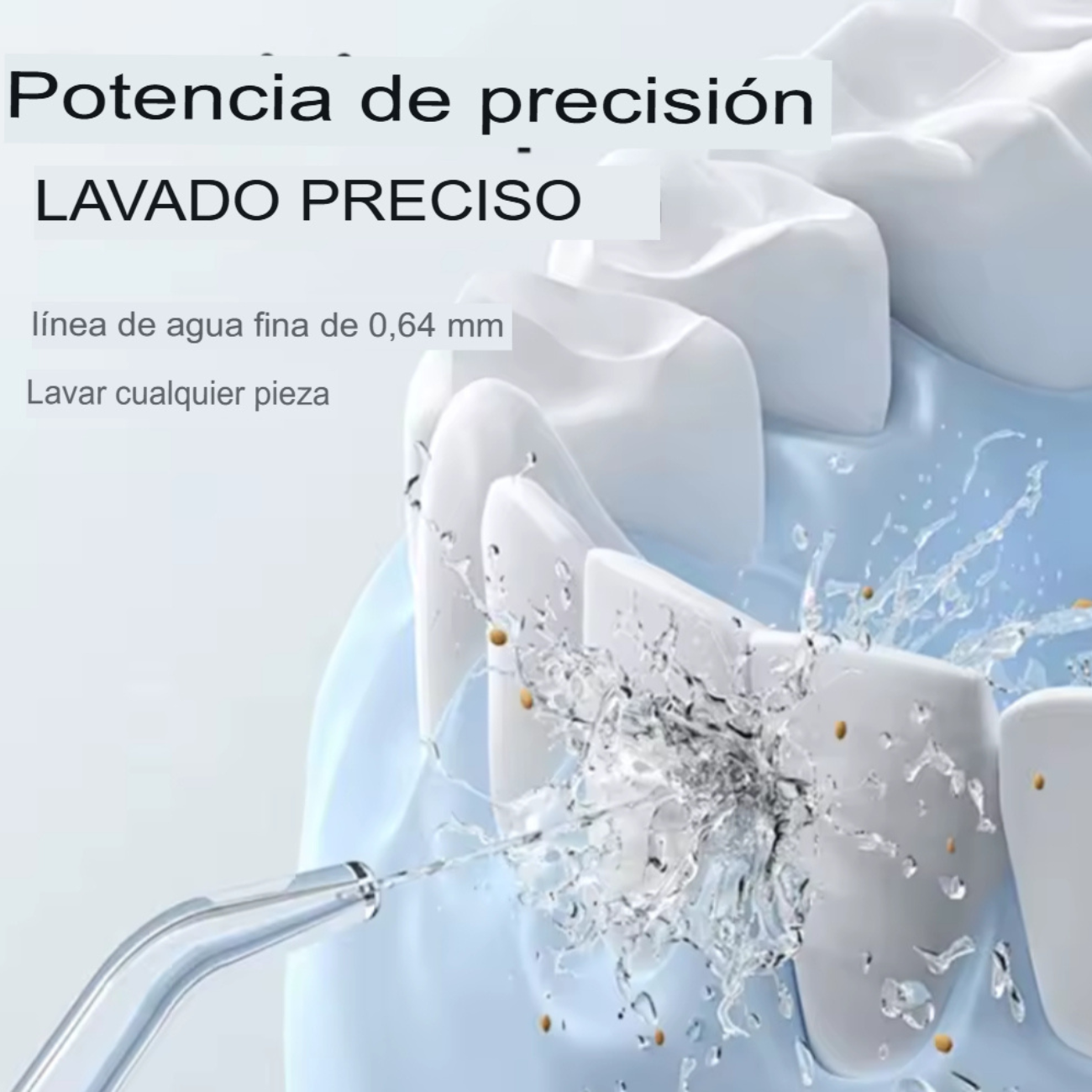 Irrigador Dental Eléctrico Portátil Con 4 Boquillas