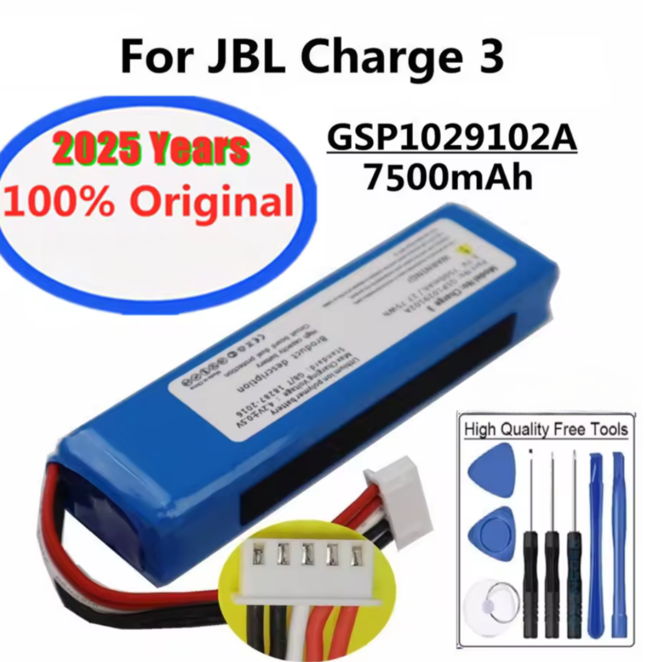 Batería De Reemplazo Para JBL Charge 3 + kit de herramienta