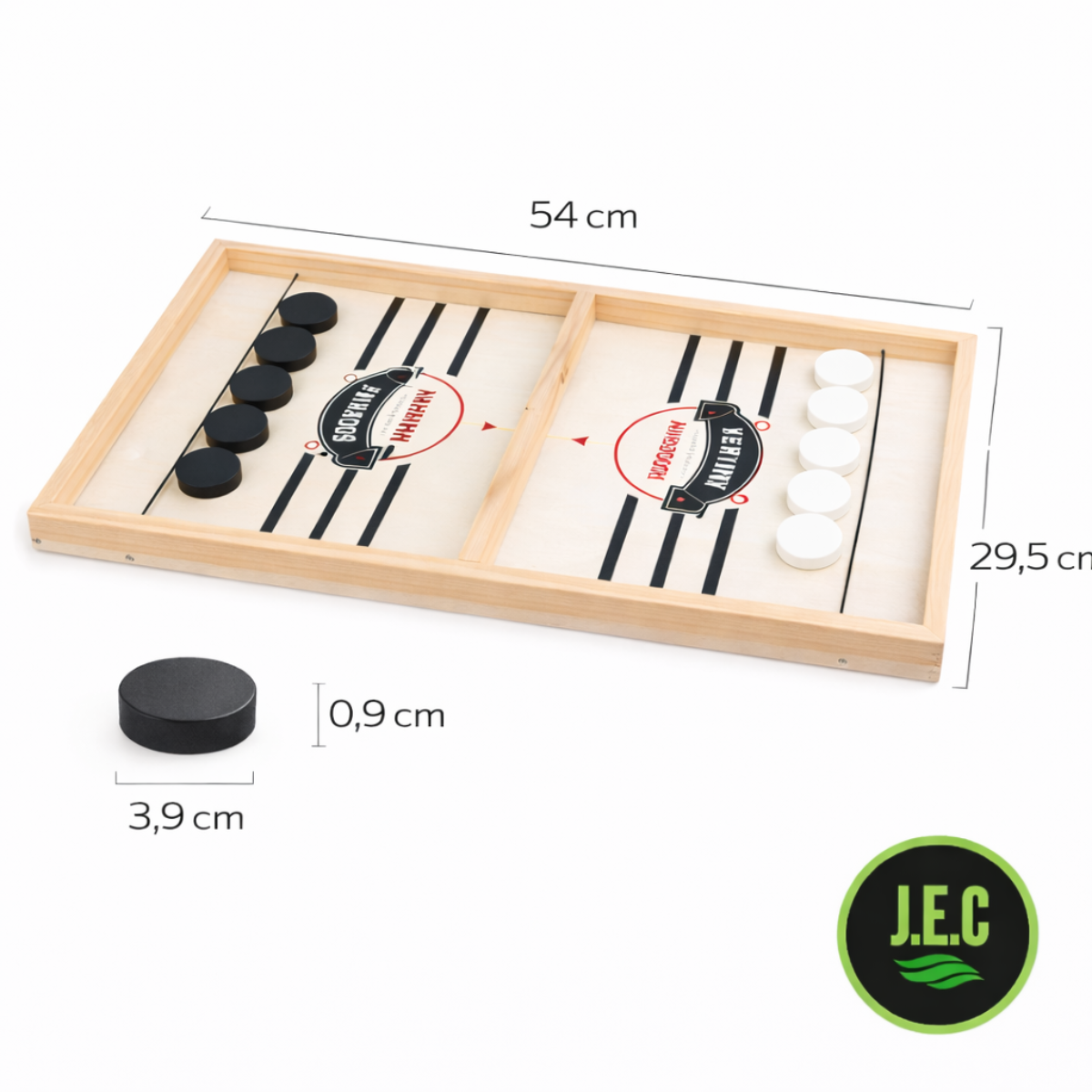 Juego Foosball Chess de Madera | Batalla de Rebote 2 Jugadores