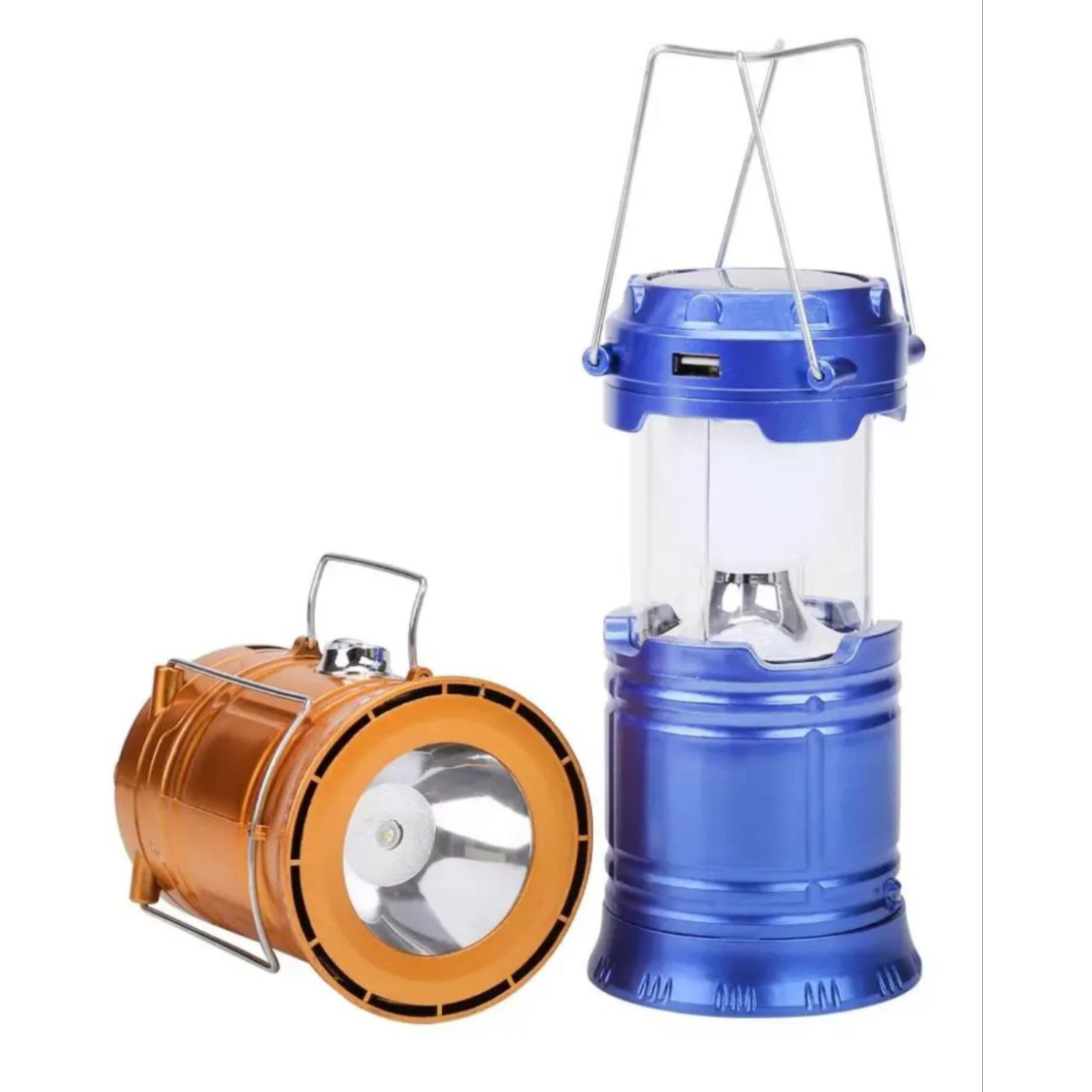 Lámpara LED Solar Camping Plegable Recargable Portátil