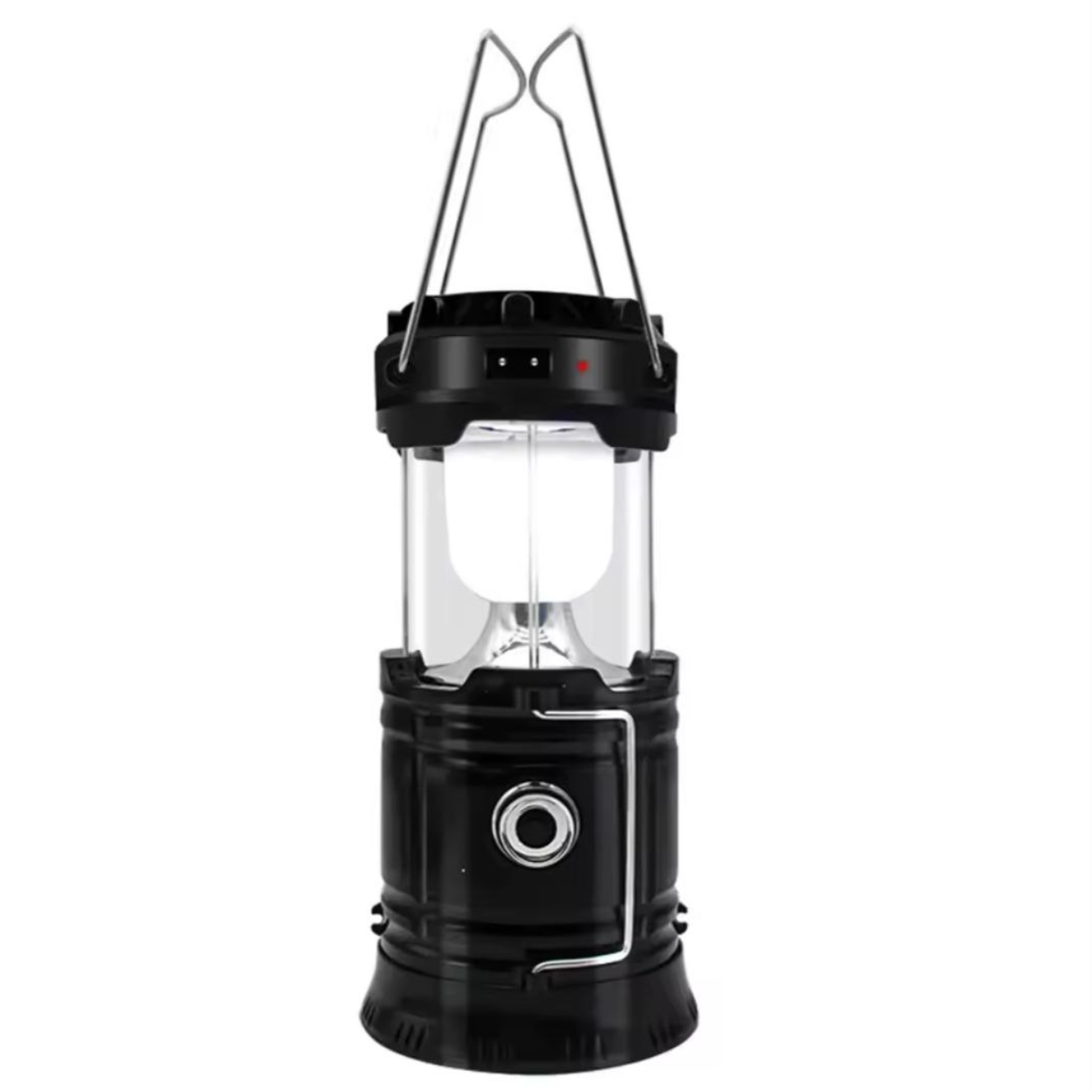 Lámpara LED Solar Camping Plegable Recargable Portátil