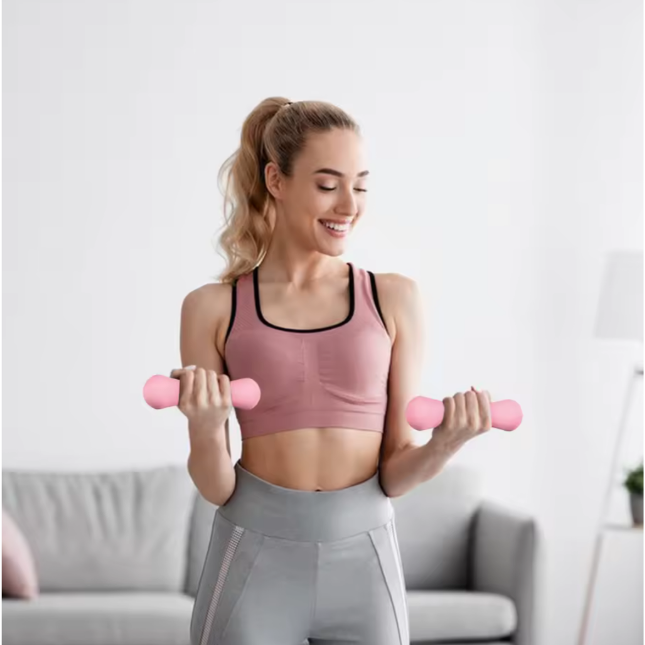 Mancuerna Neopreno Hueso 2 kg Antideslizante Fitness