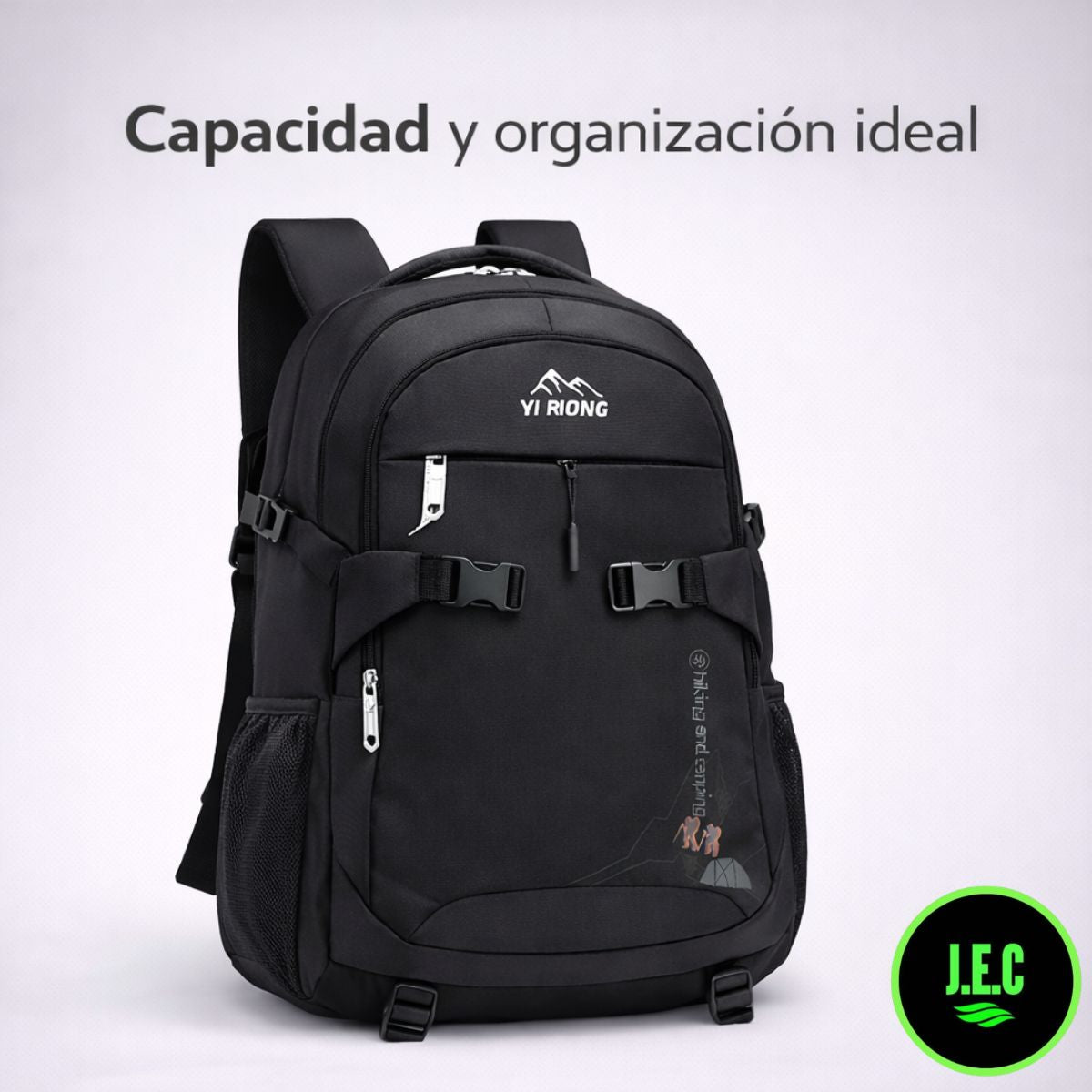 Mochila Grande Trekking Viaje 55cm Multicompartimentos