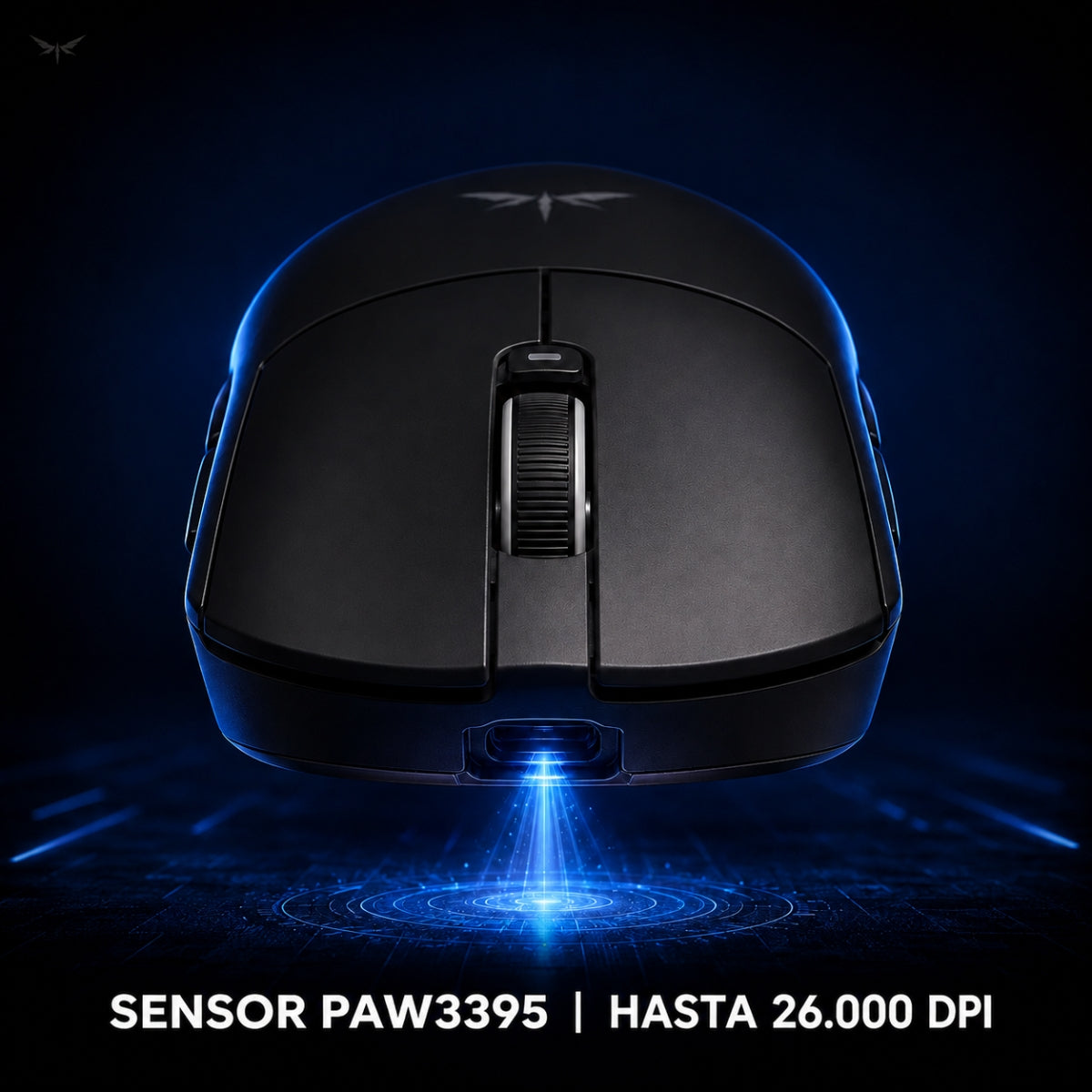 Mouse Gamer Inalambrico VGN Dragonfly F1 MOBA 49G PAW3395
