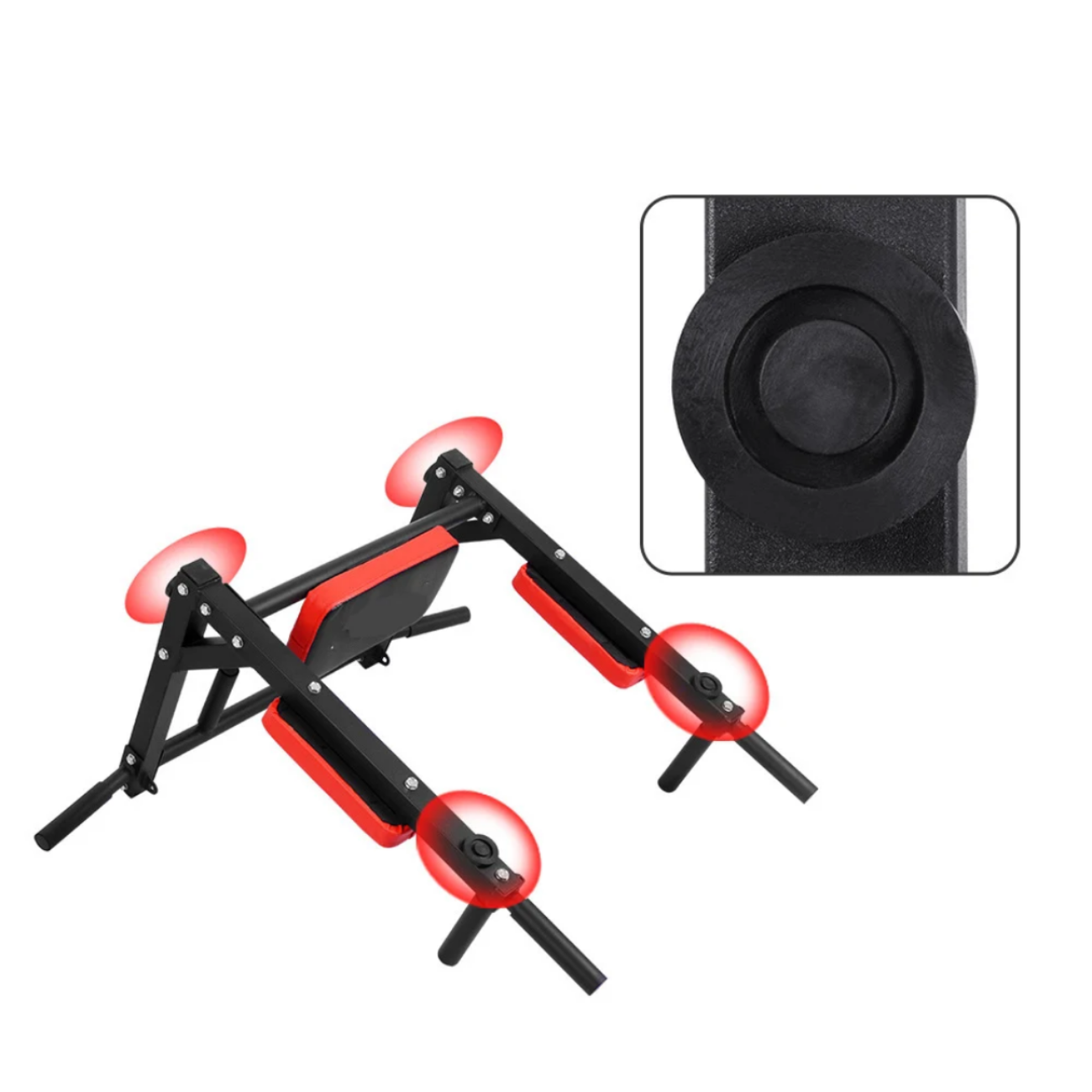 Barra Dominadas Multifuncional De Pared 8 En 1 Desmontable