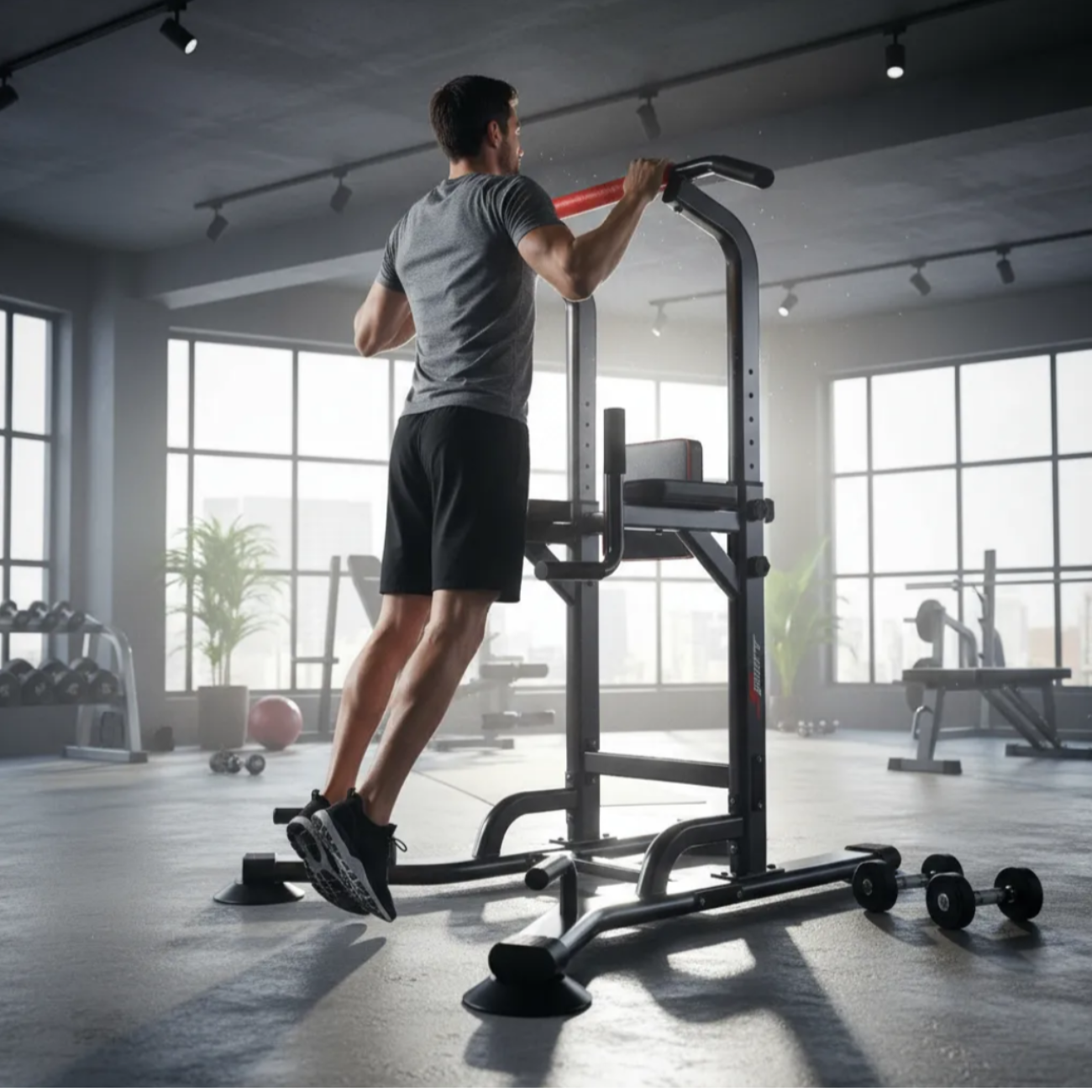 Torre Multifuncional  Equipo De Fitnes Multifuerza