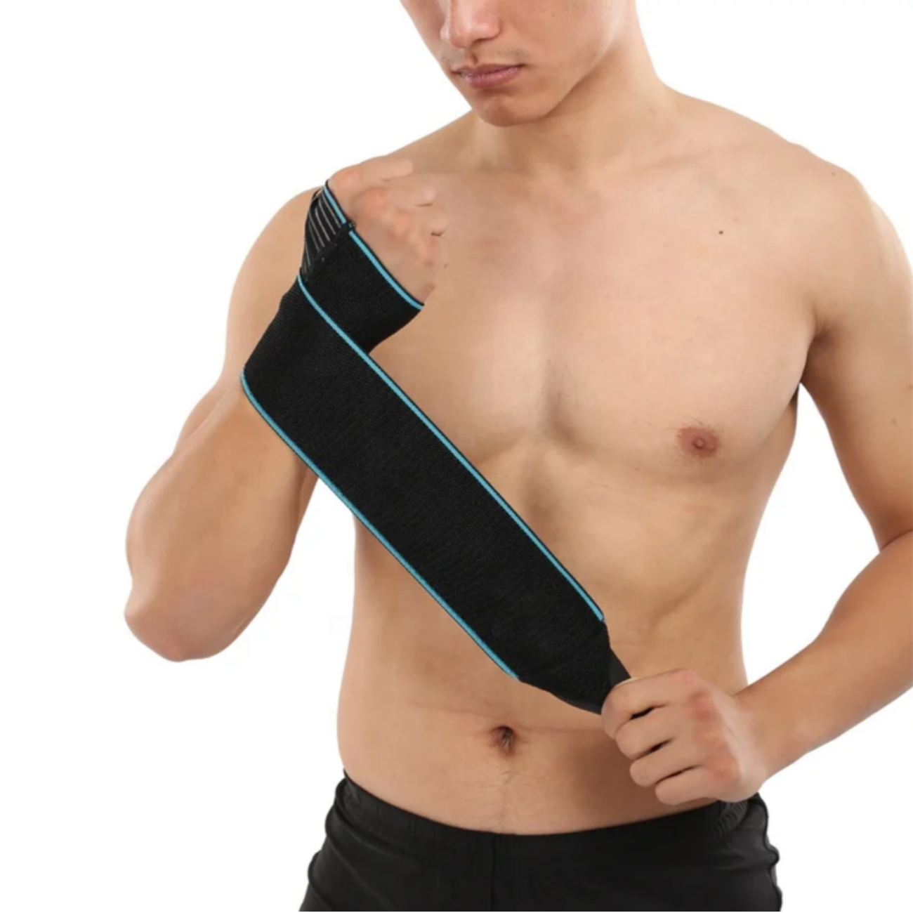 Muñequera Elástica Ajustable Con Soporte De Pulgar Fitness