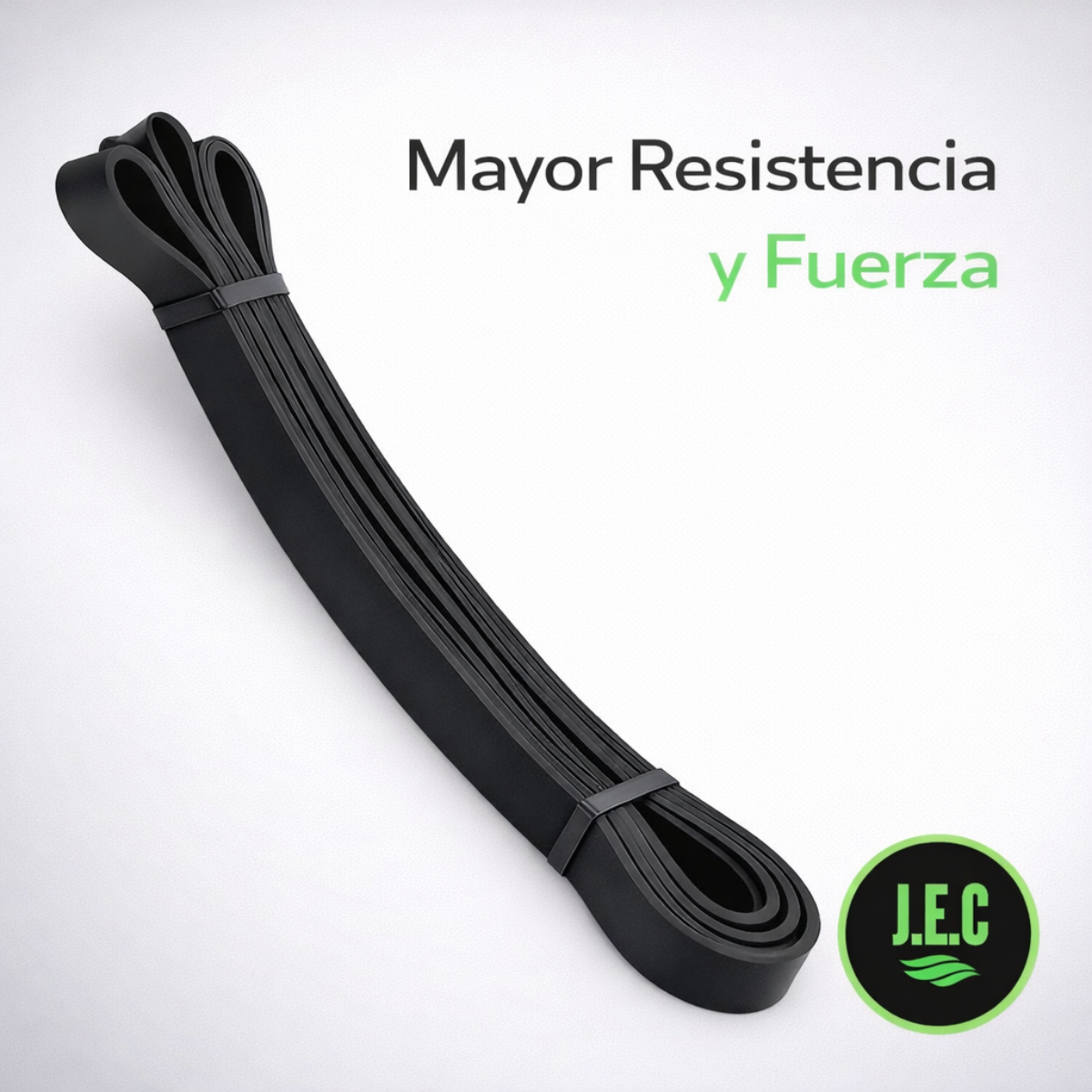 Banda Elástica Negra 65LB Nivel Avanzado Entrenamiento