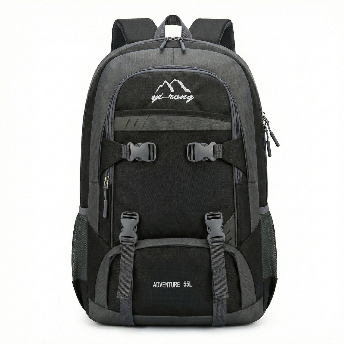 Mochila Trekking Adventure 55L Viaje y Camping Ergonómica