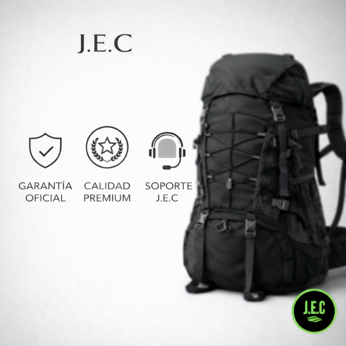 Mochila Trekking 60L Ajustable Ergonómica Gran Capacidad