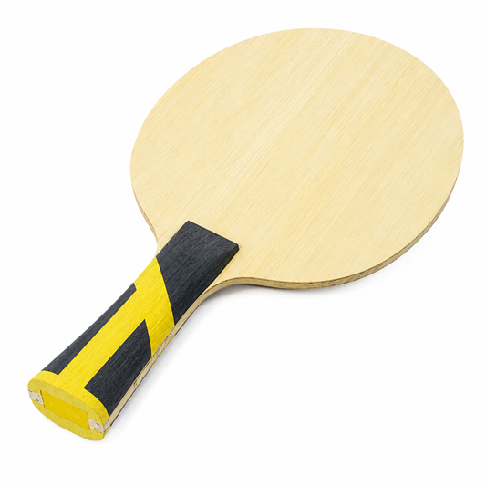 Pala de Madera Ping Pong 7 Capas Carbono Profesional (Sin Goma)