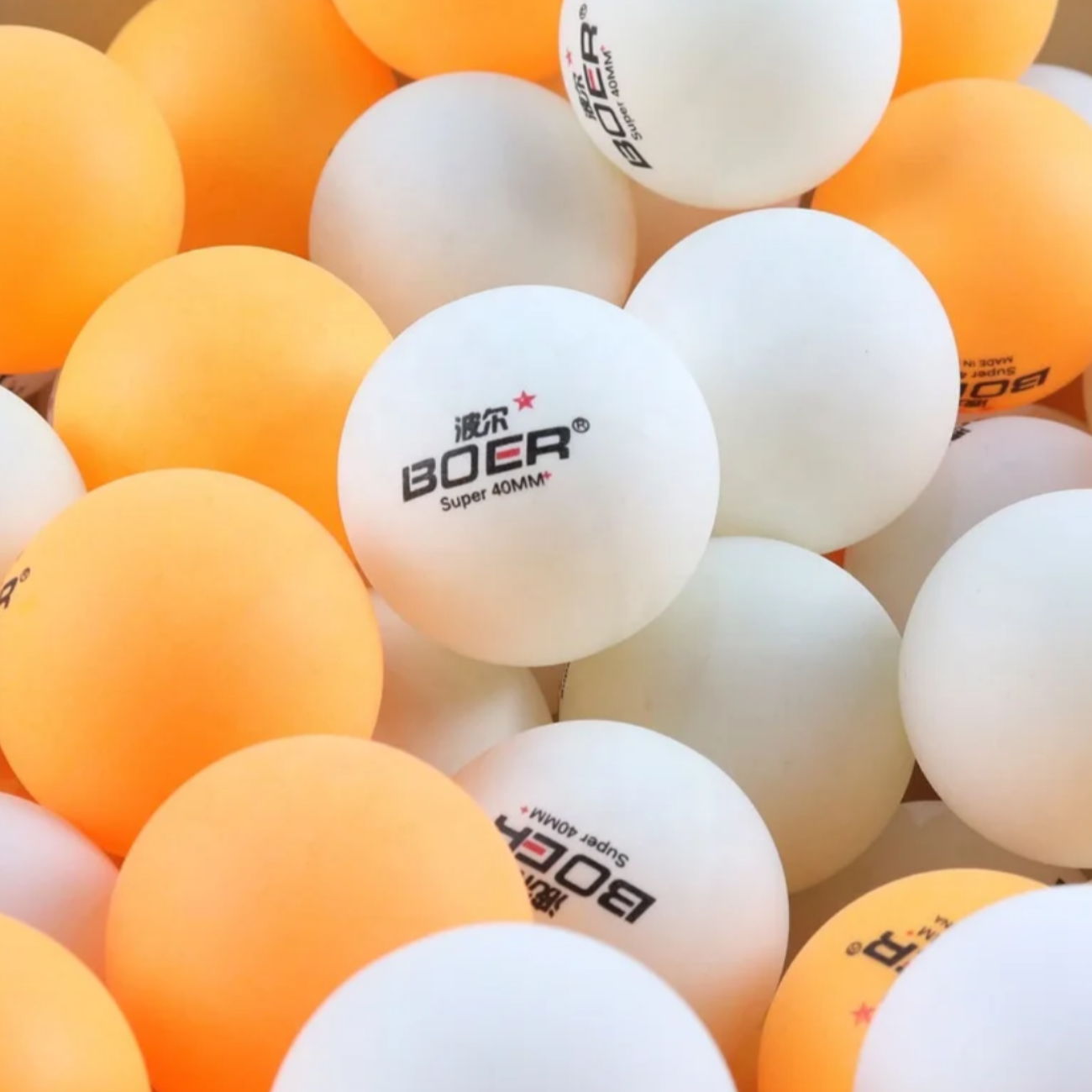 Set  Pelotas de Ping Pong 3 Estrellas Tarro de 58 Unidades