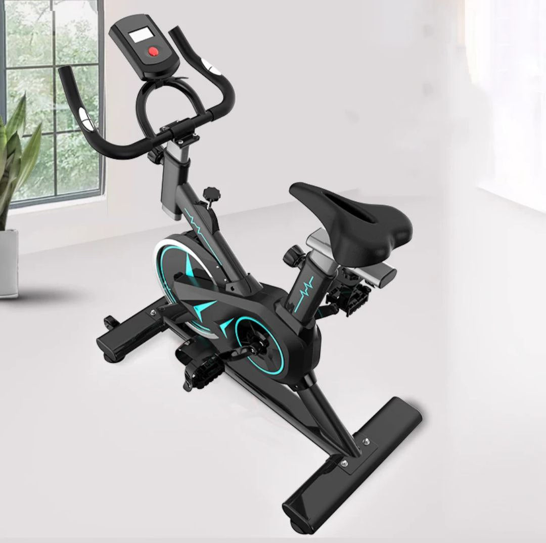 Bicicleta Estática Spinning con Pulsómetro y Soporte