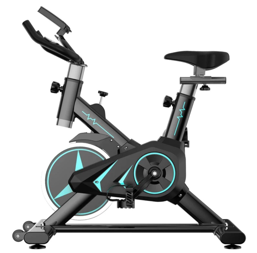 Bicicleta Estática Spinning con Pulsómetro y Soporte