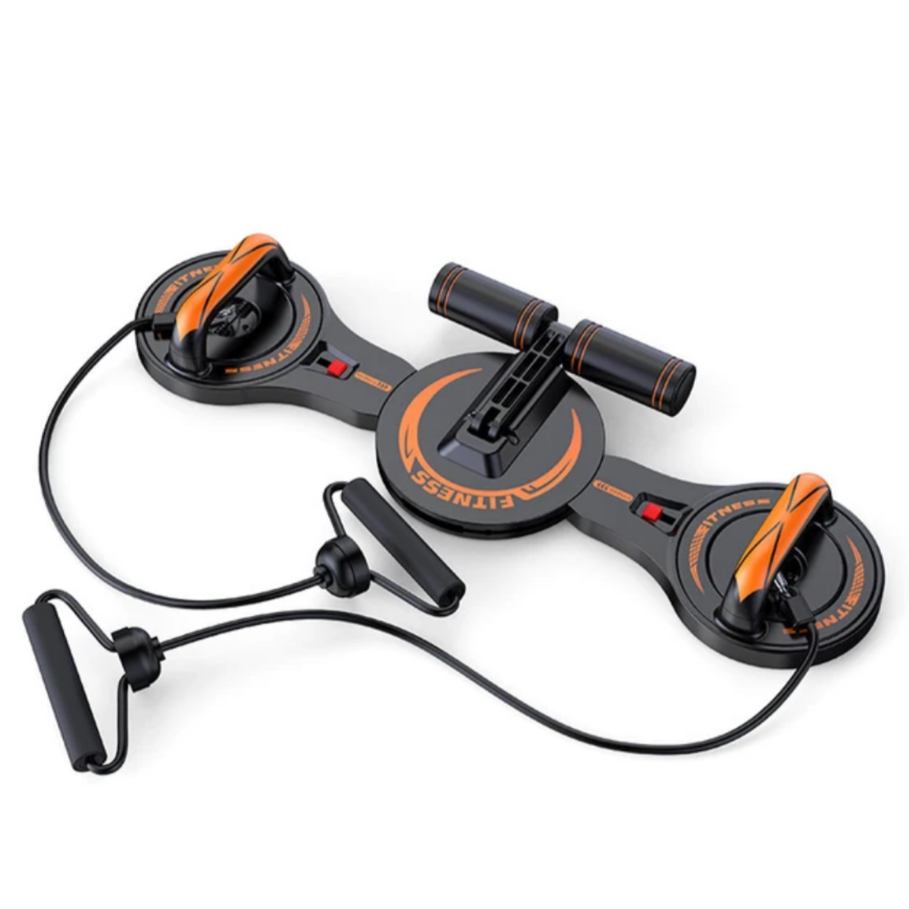 Estación Multifuncional Para Flexiones Con Bandas Elásticas