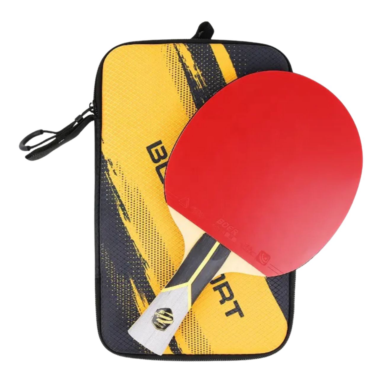 Paleta de Ping Pong 7 estrellas, estuche impermeable, 9 capas de madera