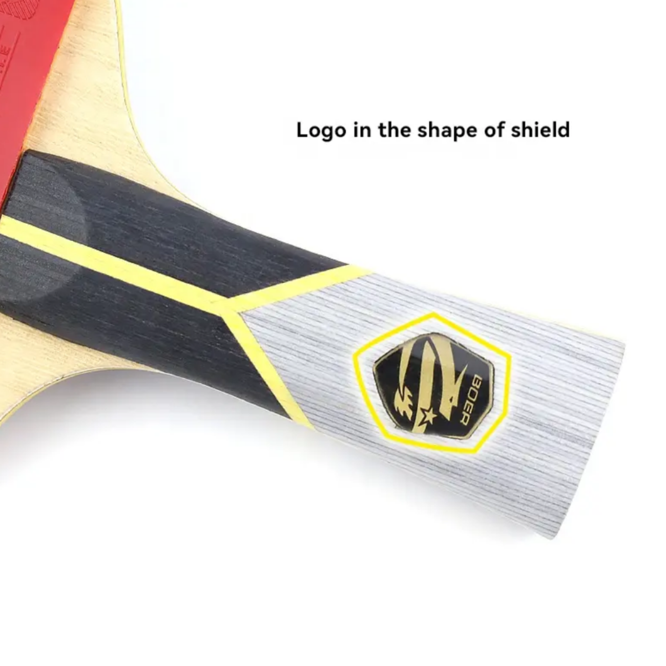 Paleta de Ping Pong 7 estrellas, estuche impermeable, 9 capas de madera