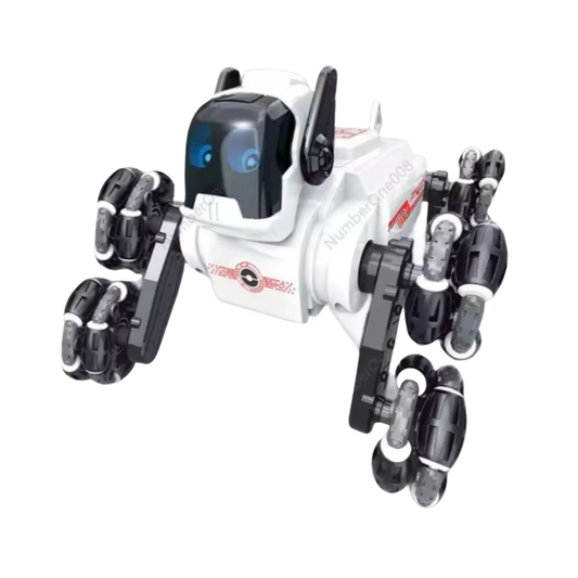 Robot a Control Remoto con Luces LED y Música Infantil