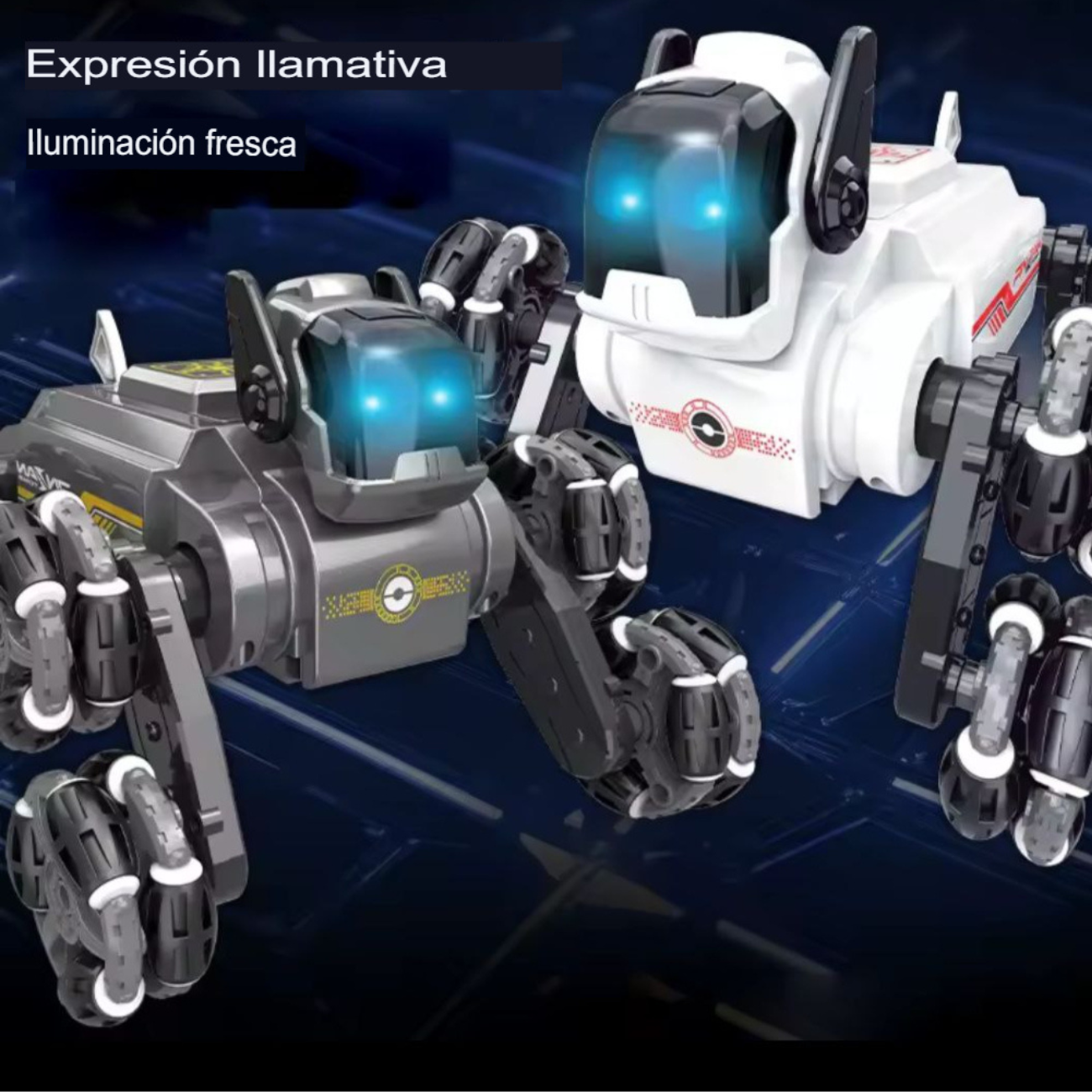 Robot a Control Remoto con Luces LED y Música Infantil