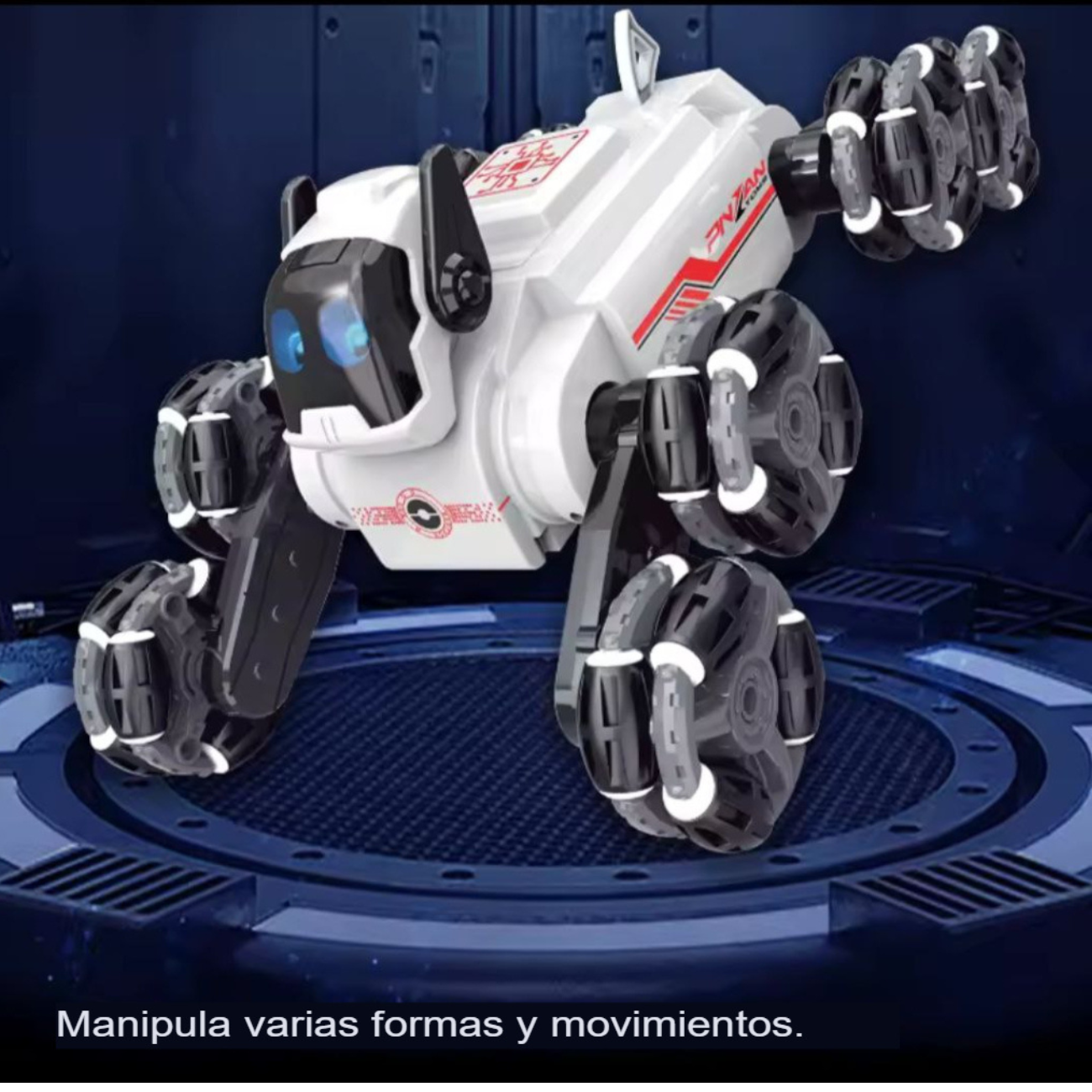 Robot a Control Remoto con Luces LED y Música Infantil