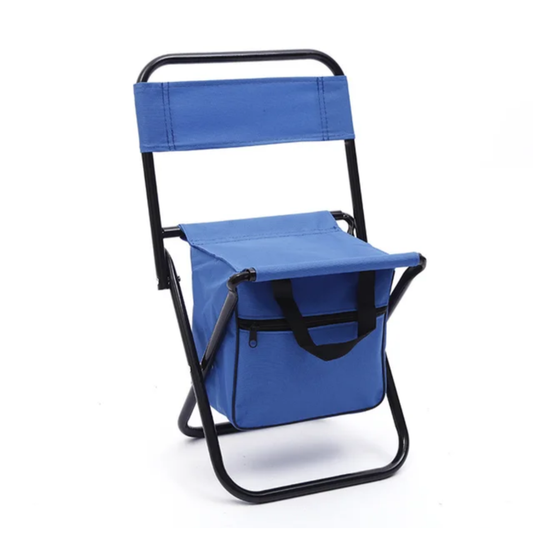 Silla Plegable Camping Con Cooler Térmico Pesca Outdoor
