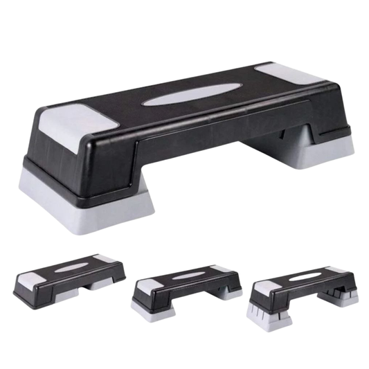 Step Aeróbico Ajustable 3 Niveles Fitness Soporta 200kg