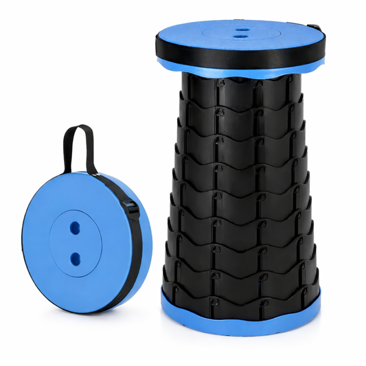 Silla Retráctil Taburete Plegable Camping Tipo Telescopio