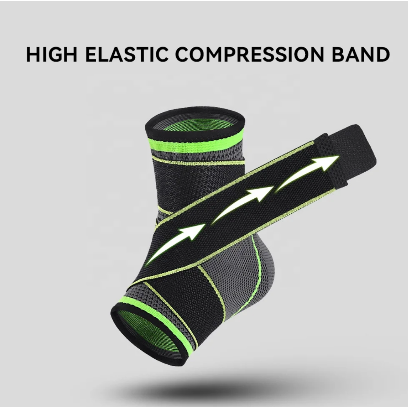 Tobillera Elástica con Banda de Compresión Ajustable