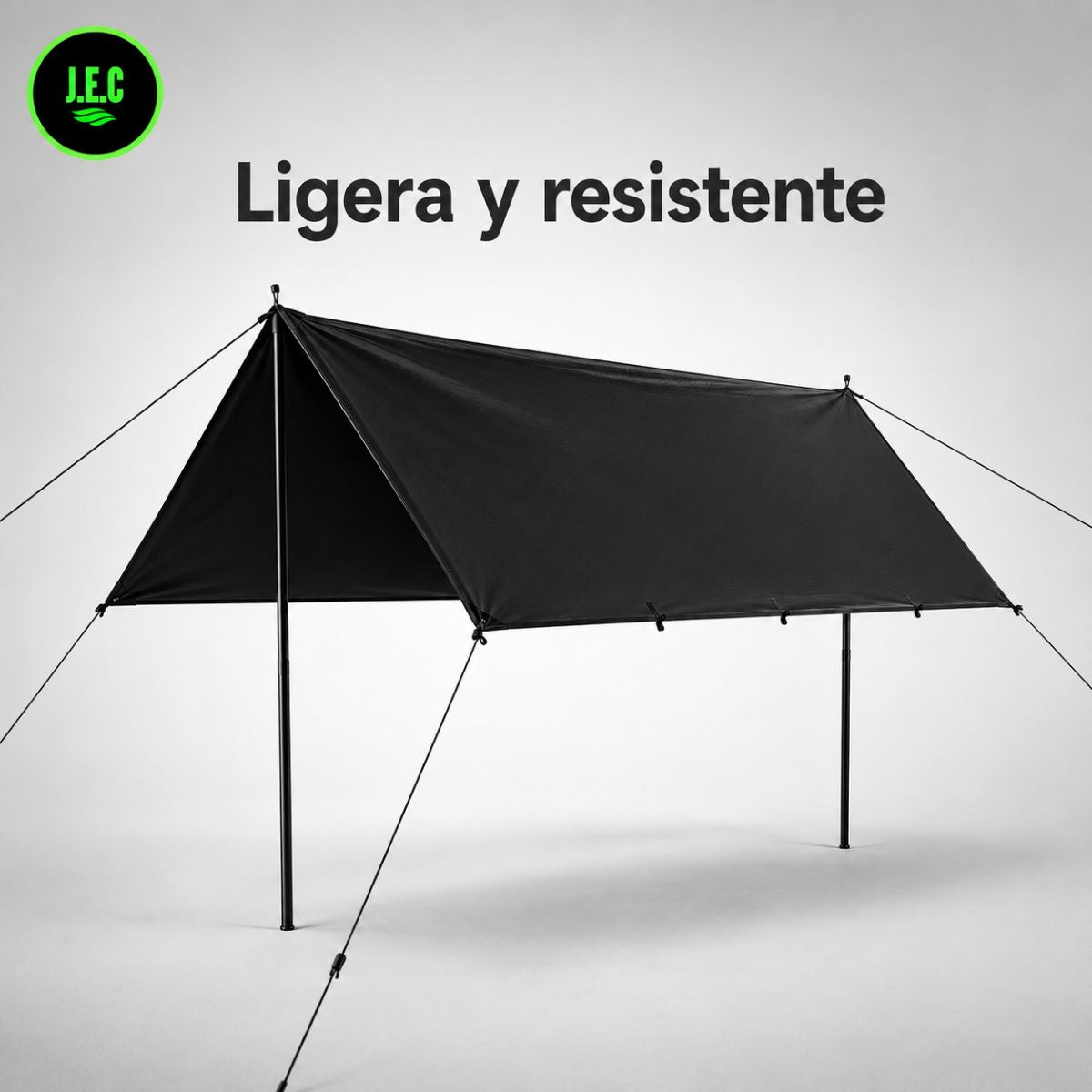 Lona Refugio Trekking Impermeable Toldo Antidesgarro 3x3