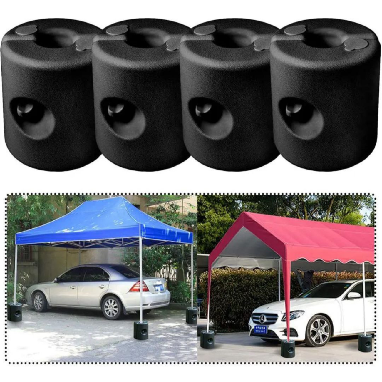 Pesas Rellenables Para Toldo, Sombrilla y Carpa