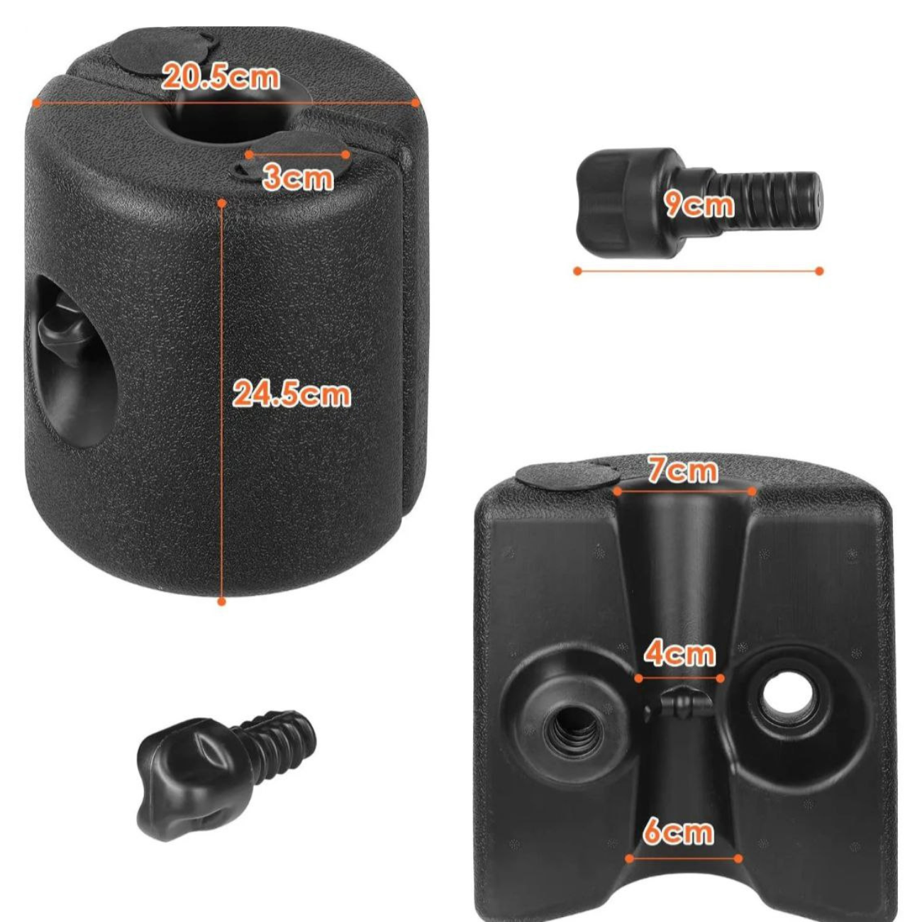 Pesas Rellenables Para Toldo, Sombrilla y Carpa