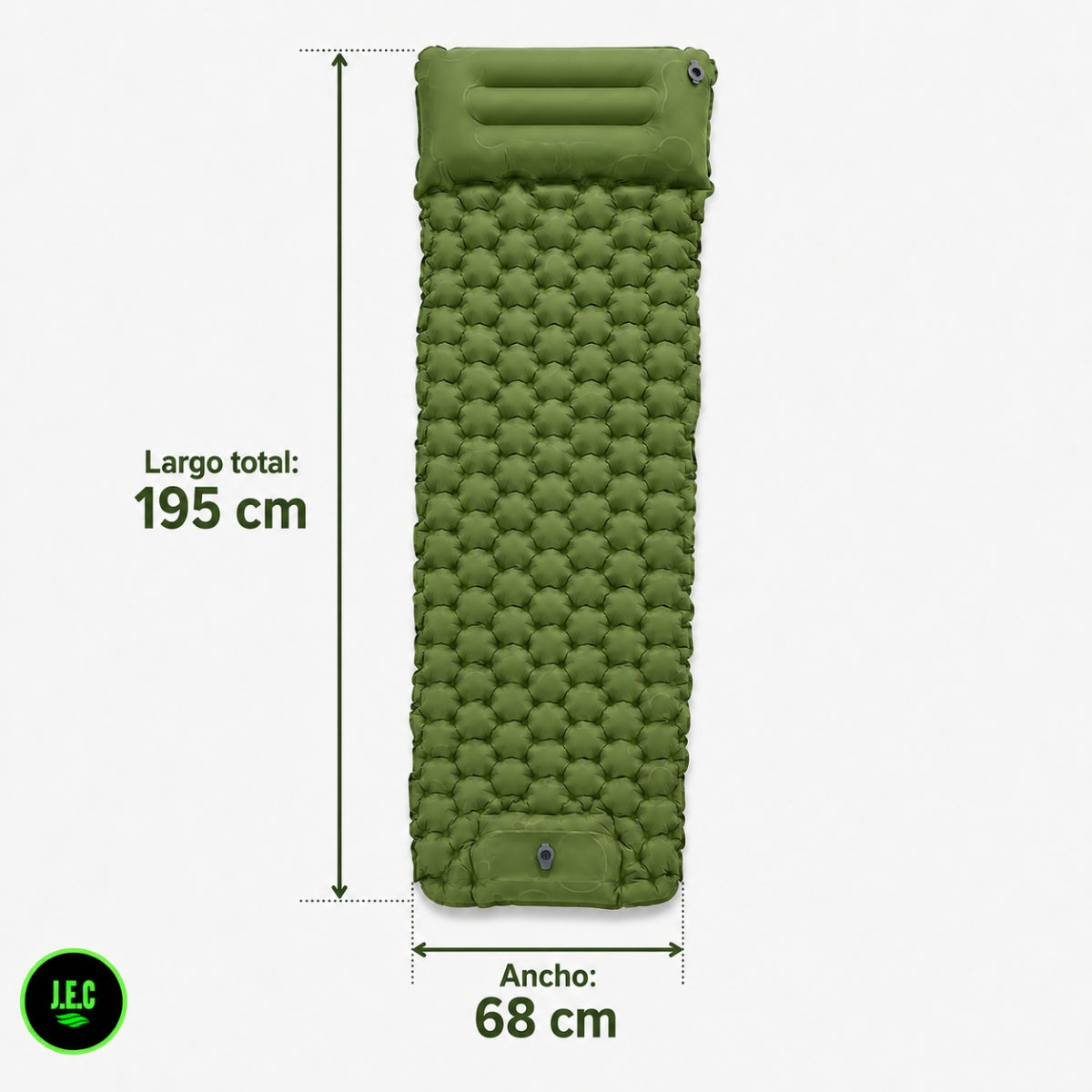 Colchoneta Camping Ultraligera TPU Impermeable Con Inflador