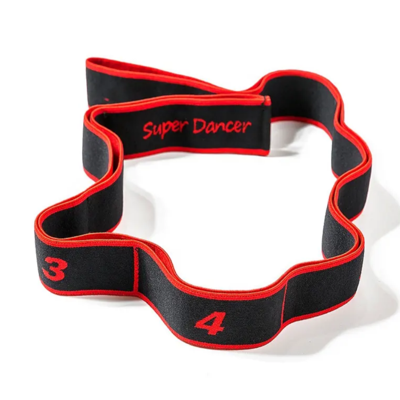 Banda Elástica Resistencia Para Yoga Con 8 Anillos Separados