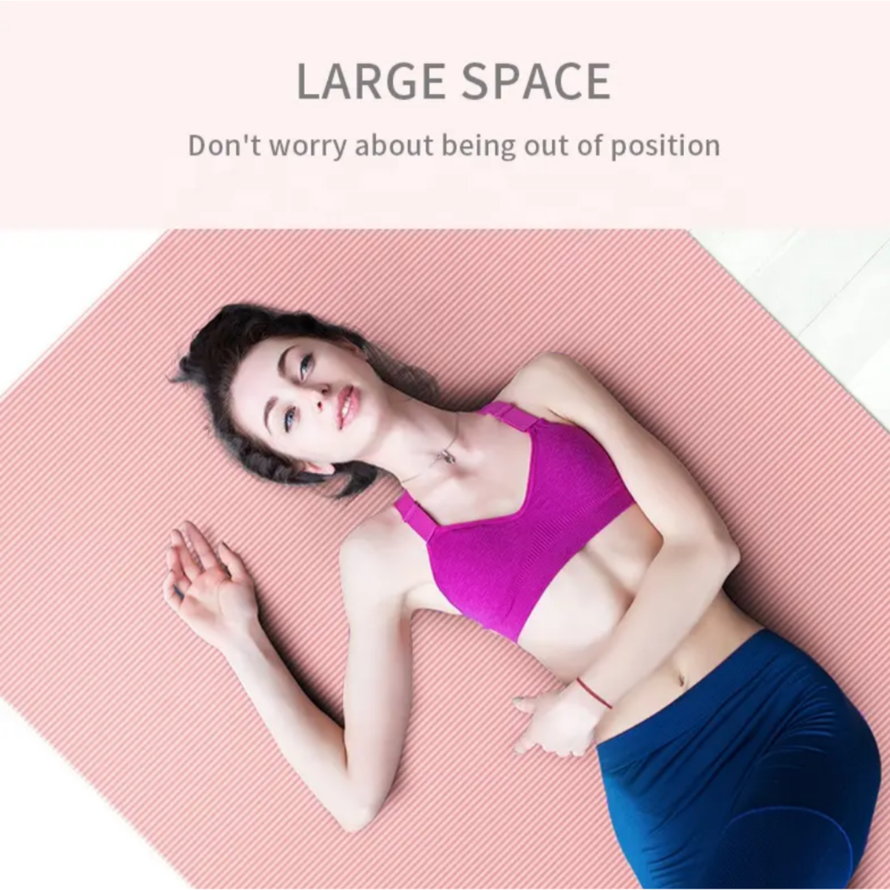Mat de Yoga Pilates, Colchoneta Gruesa 10mm