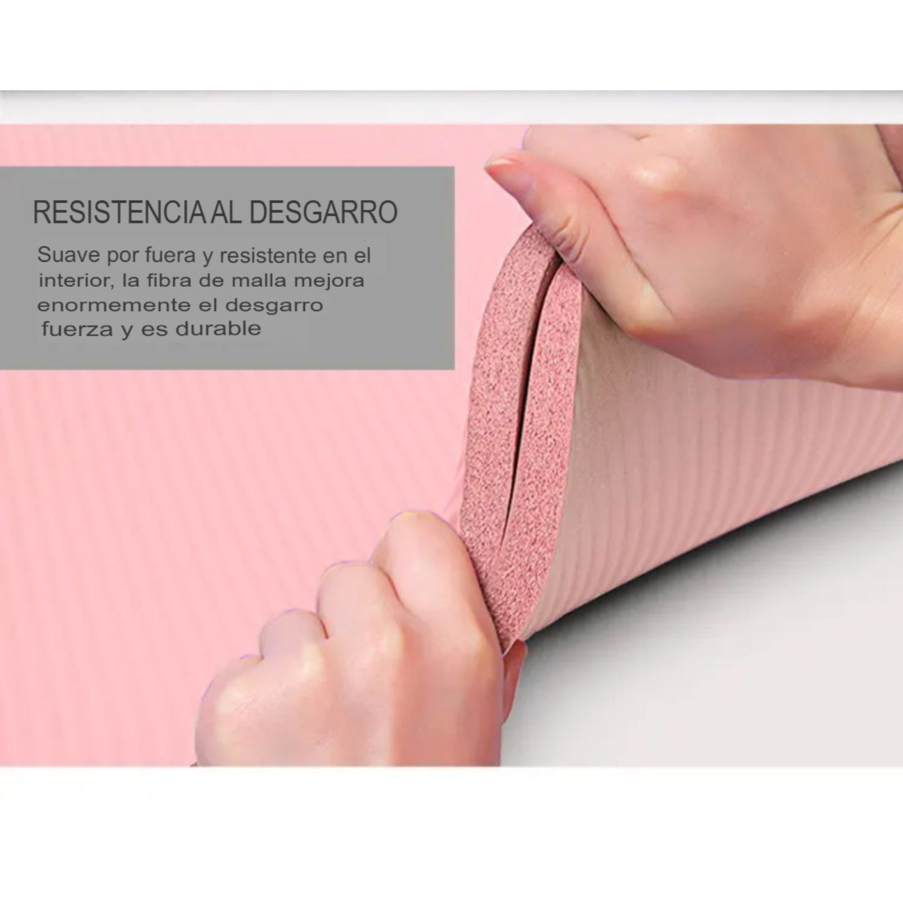 Mat de Yoga Pilates, Colchoneta Gruesa 10mm