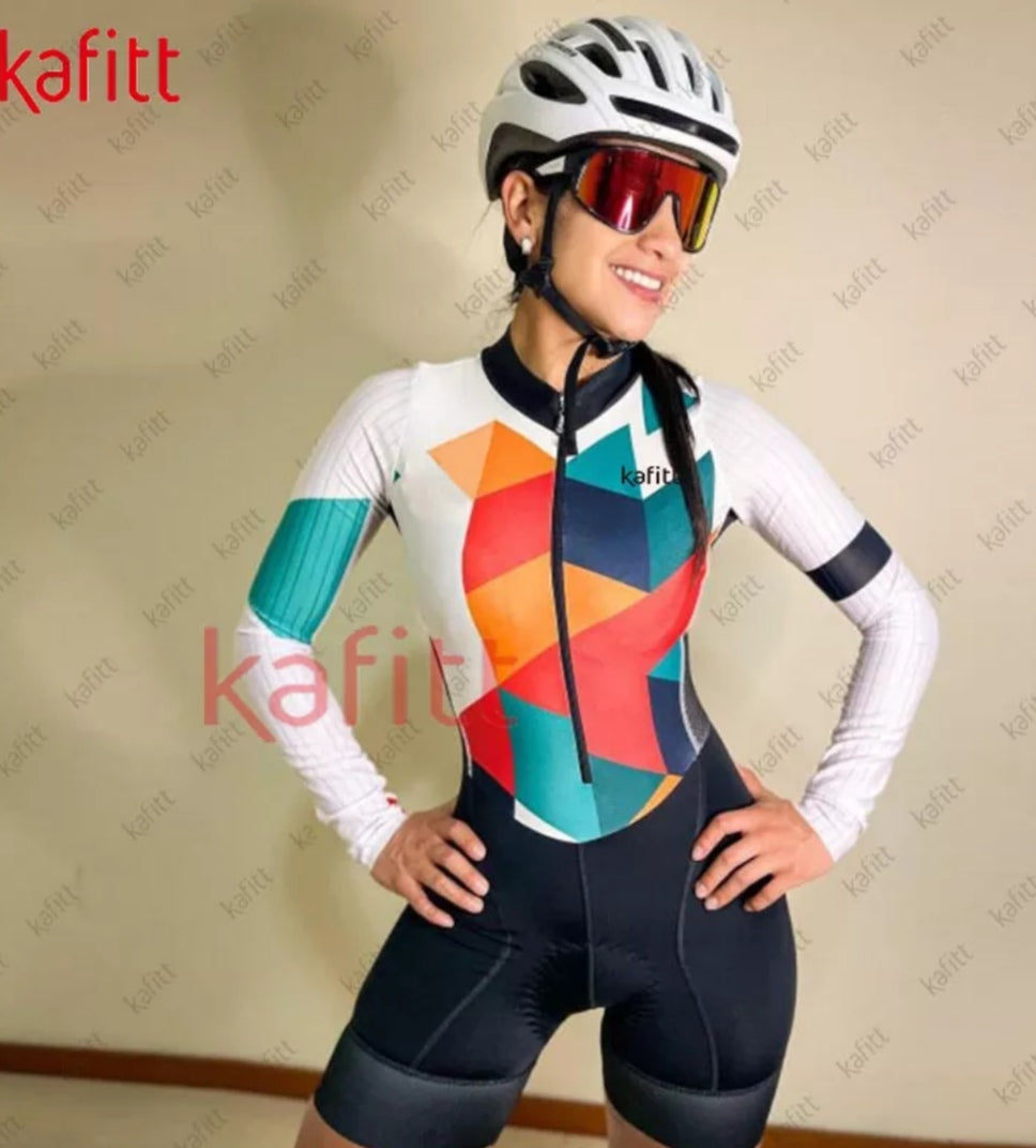 Conjunto  de Ciclismo Para Mujer Manga Larga , alta calidad